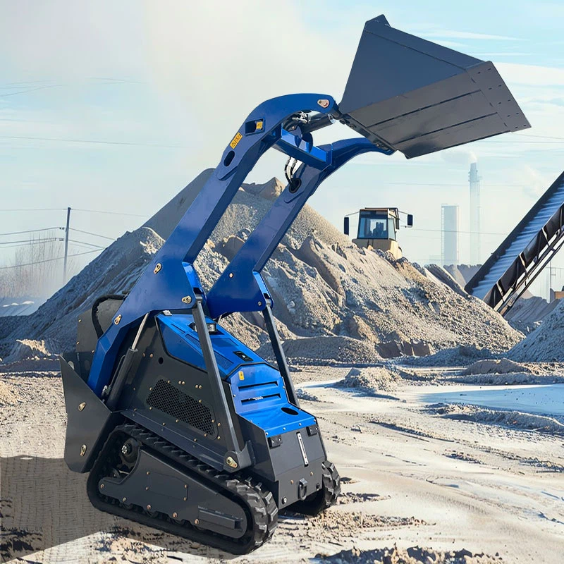 מיני מעמיס מסלול החלקה עם אביזרים נלווים